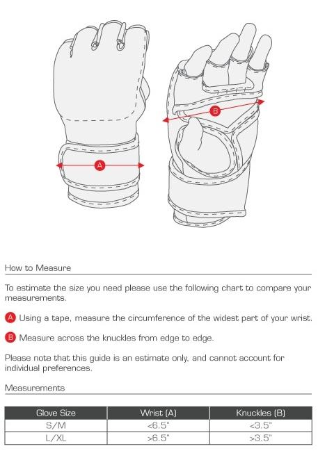 Fairtex Mma Gloves Size Chart